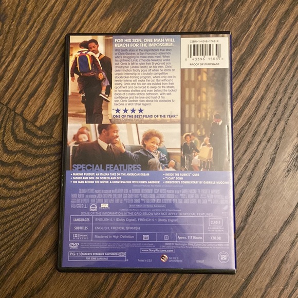 The Pursuit of Happyness DVD - Picture 2 of 2